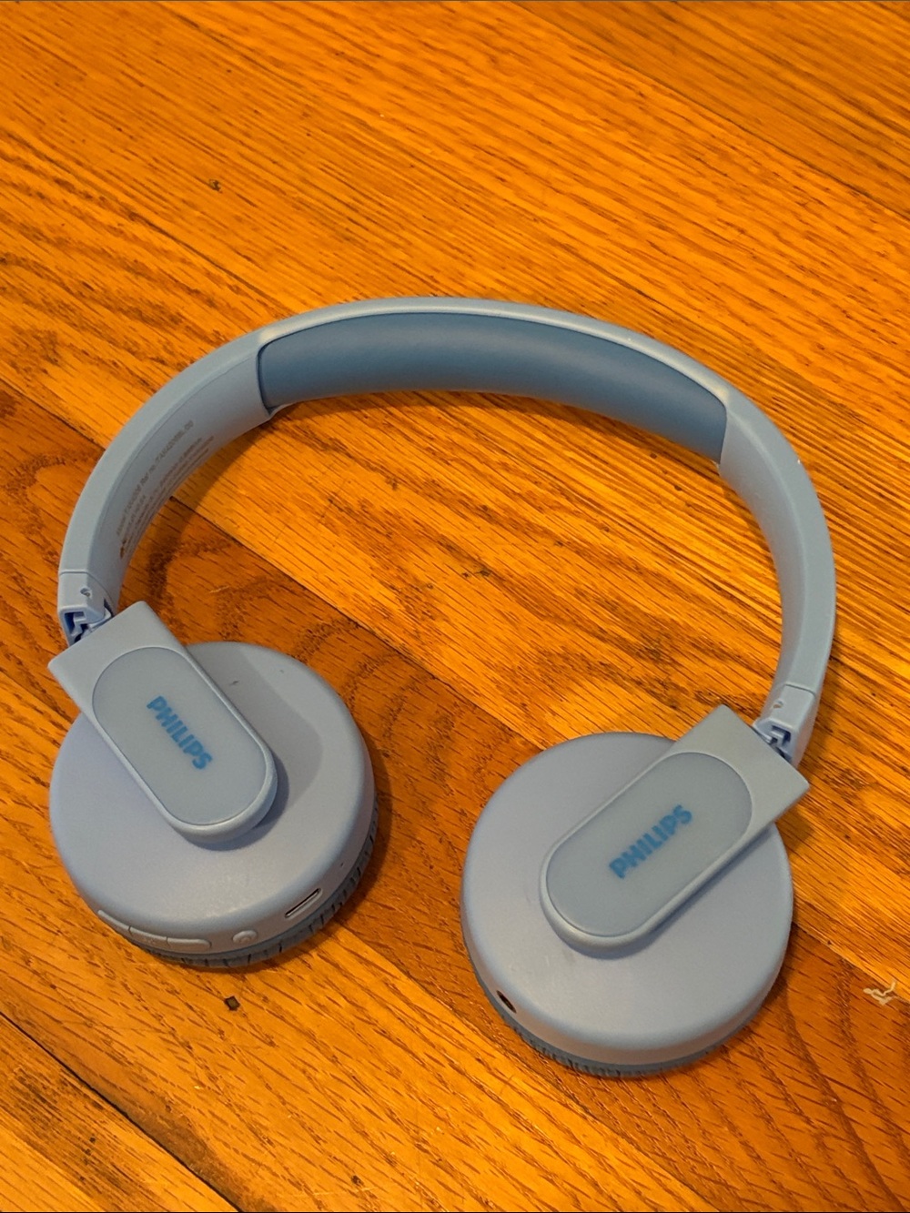 Philips Light Blue On-Ear Wireless Headphones
